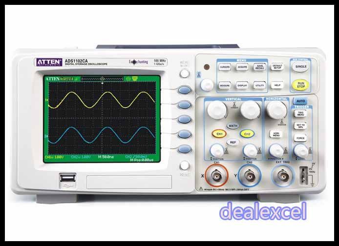   oscilloscopes bandwidth of 100mhz real time sampling rate of 1gsa