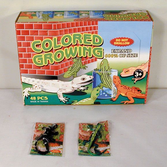 GROWING LIZARD reptile grow magic toy lizards novelty  