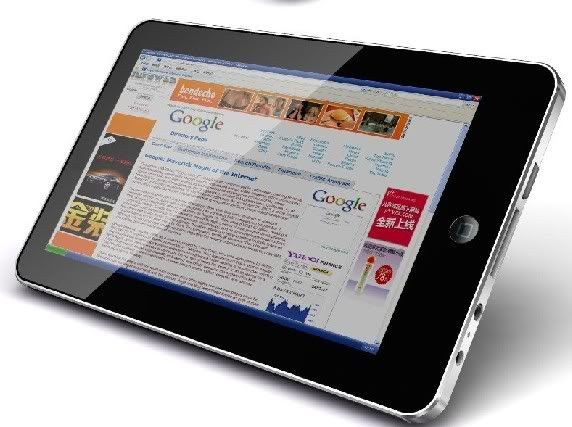 inch Tablet PC Android 2.2 WIFI/3G/Flash VIA8650 MID  