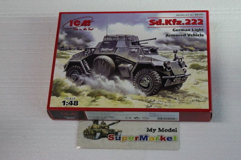 ICM 1/48 48191 Sd.Kfz.222 German Light Armoured Veh NIB  