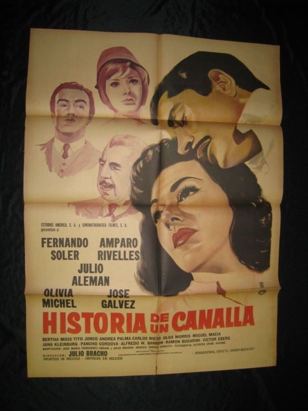 OLIVIA MICHEL HISTORIA DE UN CANALLA MEXICAN POSTER  