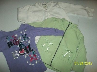   Girls 18 months Clothing 8 pieces EUC Carters TCP fall winter  