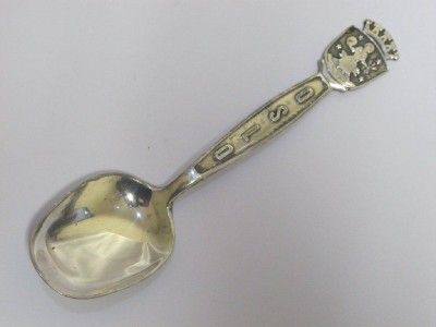 ANTIQUE DAVID ANDERSEN OSLO SOLID SILVER SPOON DENMARK C 1925  