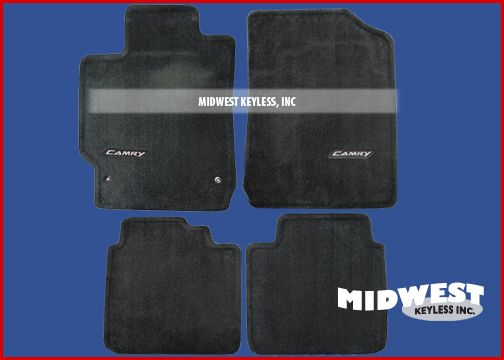 OEM TOYOTA CAMRY FLOOR MATS FLOORMATS CHARCOAL BLACK  