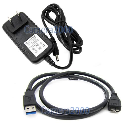 USB 3.0 Hub 4 Ports Extender For PC +Adapter+Cable Win7  