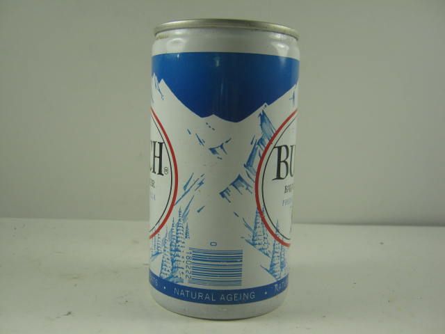 Busch Bavarian Beer Can brewed by Anheuser Busch Inc.  