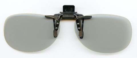 CLIP ON 3D 2 Pair   Circular Polarized Glasses  in Theater Disney 