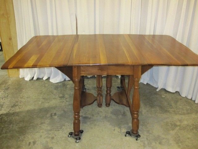 Mint Condition Antique Walnut GateLeg Table Refinished  