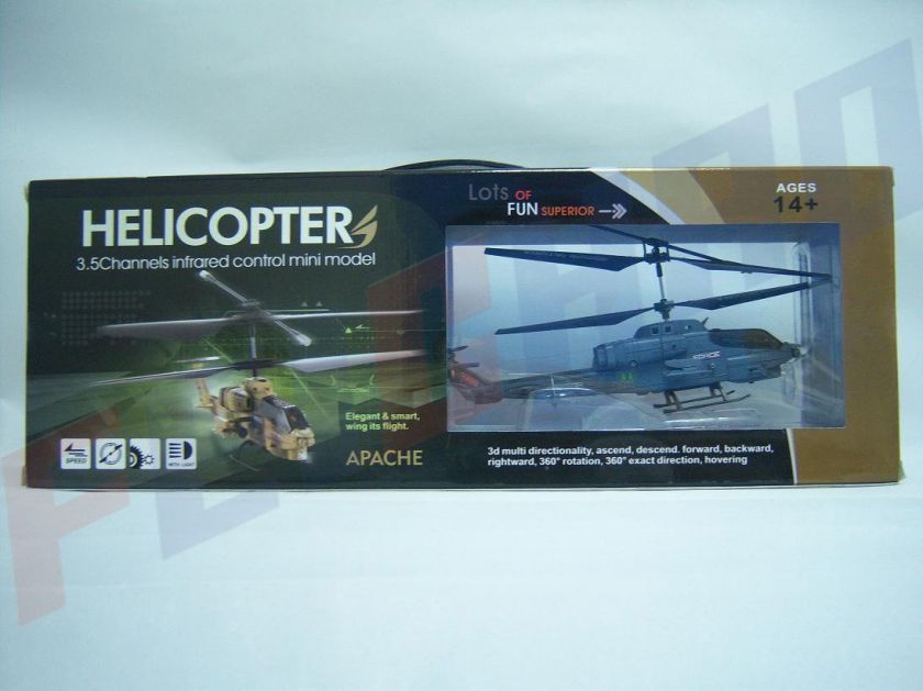 F01703 3.5 CH GYRO infrared RC heli RTF AS S108G,S107G  