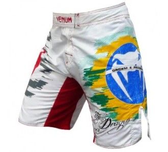 VENUM LYOTO MACHIDA UFC 129 DRAGON FIGHT SHORTS WHITE MEDIUM 33  