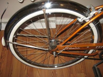 VINTAGE 1967 SCHWINN TYPHOON DELUXE 3 SPEED BICYCLE  