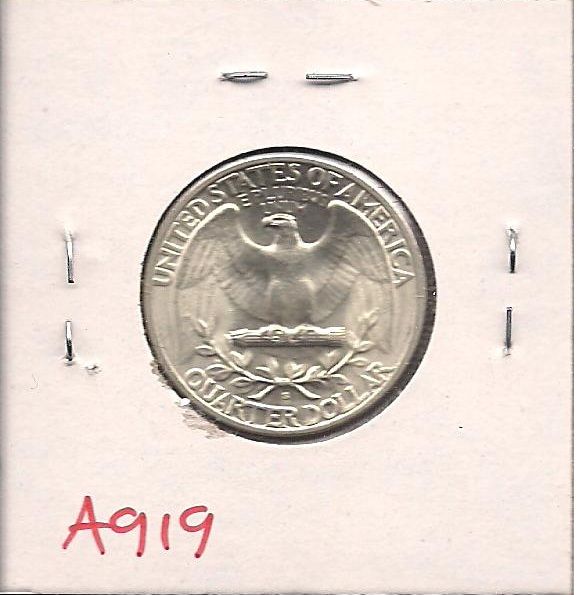 1936 S Washington Quarter Dollar GEM Brilliant Uncirculated A919 