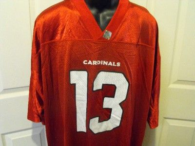 NEW IRREGULAR Kurt Warner #13 Arizona Cardinals MENS 2XLarge 2XL 54 