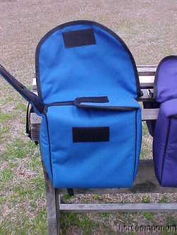 Tuffy Western Insulated Cordura Nylon Saddle Bag Blue Cowboy Tuff $89 