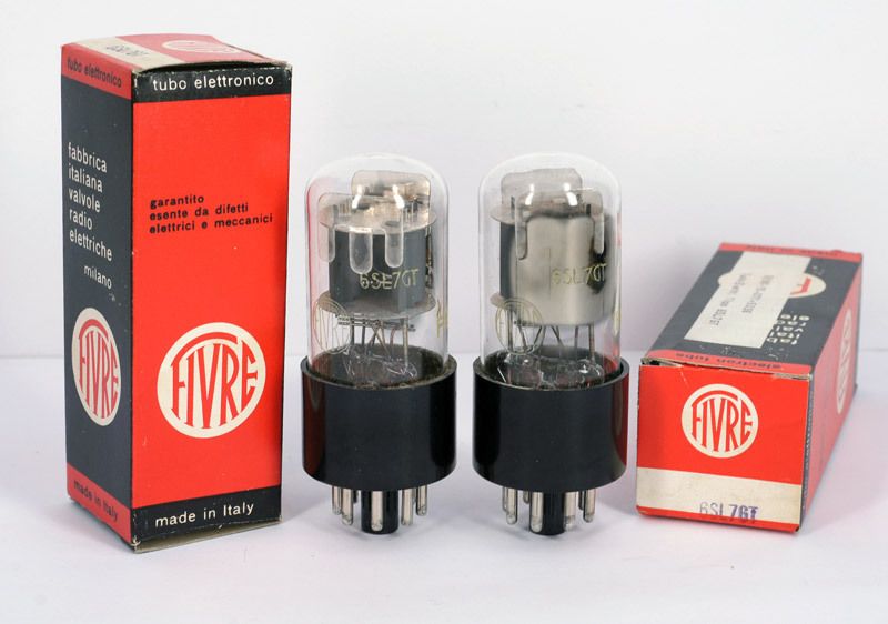   VT 229/CV1984 FIVRE NOS matched Tube Röhre Lampe TSF Valvula Valvola