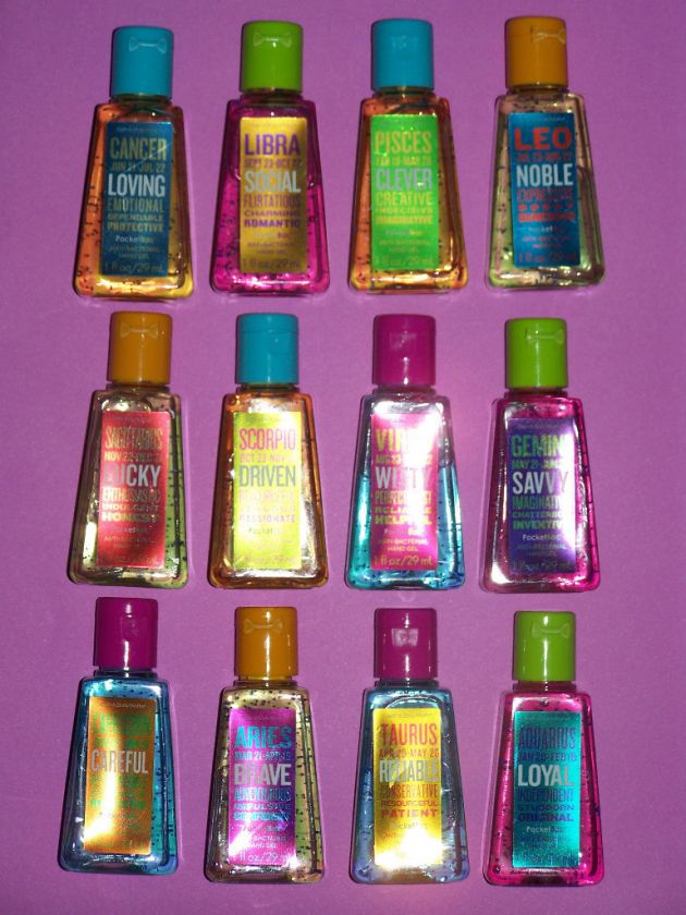   Works Hand Sanitizer Pocketbac Pocket Bac Horoscope Zodiac Gel  