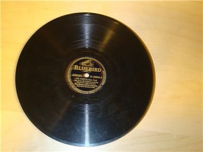 BOB CHESTER We Three 78rpm BLUEBIRD Off The Record  