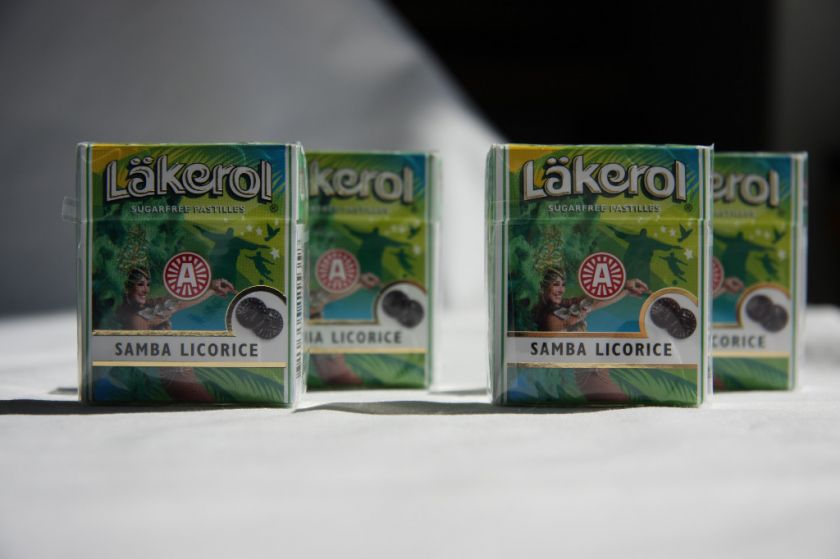 LAKEROL SAMBA LICORICE 4x23g LIMITED EDITION  