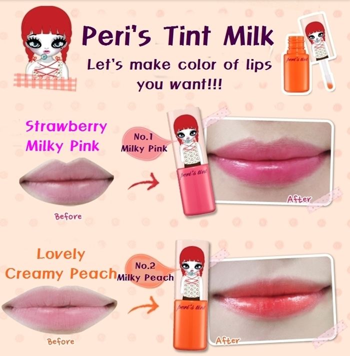 PERIPERA]NEW,PERIS TINT,LIP TINT,TINT WATER,BALM,MILK,JELLY,14Colors 