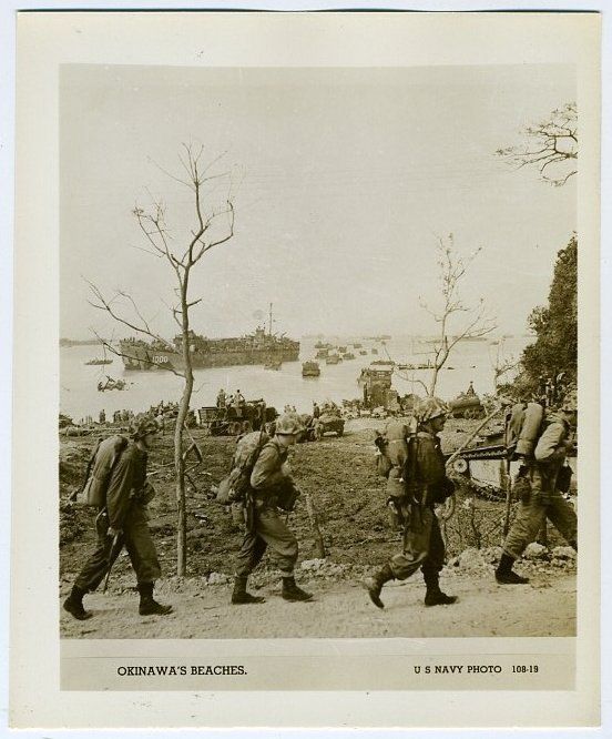 Navy Photo~ Okinawas Beaches~WWII  