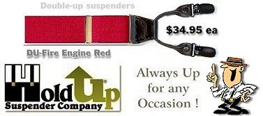 see the details on the FIRE ENGINE RED suspender