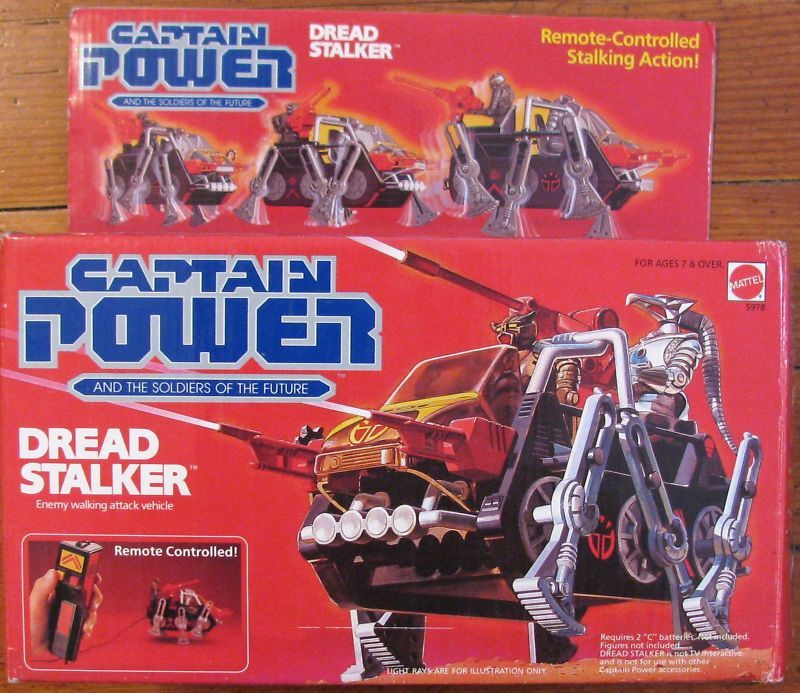 CAPTAIN POWER Dread Stalker MIB RARE WORKS  