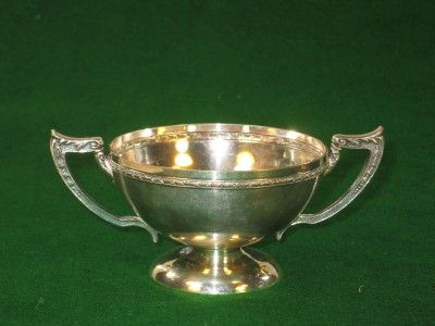 Silverplate Creamer Sugar Benedict Chinese Chippendale  