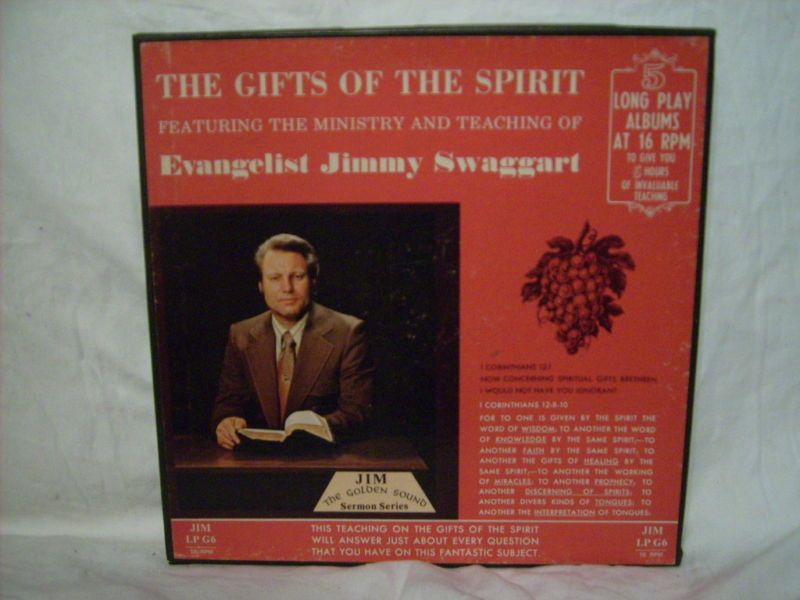 JIMMY SWAGGART SERMONS rare SPOKEN WORD xian NM 5 lps  