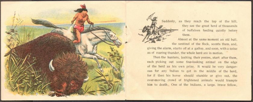 This card was printed while the Indian Wars were still relevant 