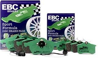 EBC GREENSTUFF FRONT BRAKE PADS 84 87 CIVIC WAGON 1.5  