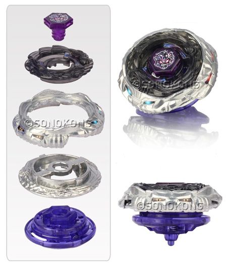 BeyBlade 4D Diablo Nemesis BB122 Metal Fusion Fight Masters Launcher 