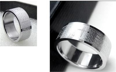 Mens Bible Verses Ring (Free a gift box)  