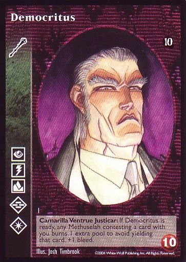 Democritus VTES CCG Tenth  