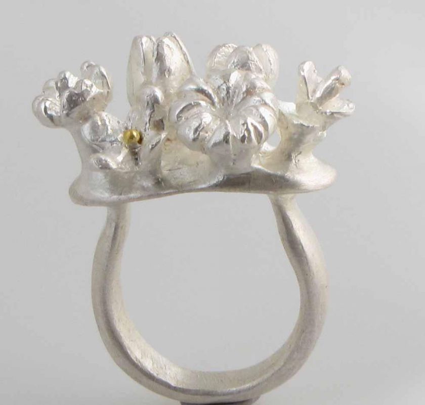 BIRGIT HOLDINGHAUSEN FINE ART JEWELLERY,SILVER RING  