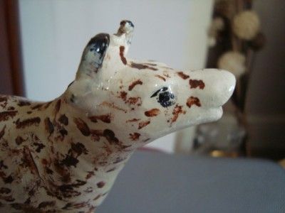   YORKSHIRE PEARLWARE COW CREAMER c1820 BIZARRELY CURIOUS ITEM  