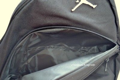   Air Jordan Jumpman Sling Backpack Gym Book Bag Rucksack Mochila Black