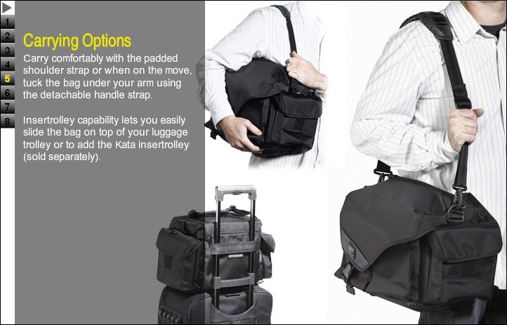 New KATA PR 460 Photo Reporter Camera Bag (L) + Worldwide Free Express 