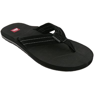 Quiksilver Mens Carver Suede 2 Sandals Black 857296 BLG  