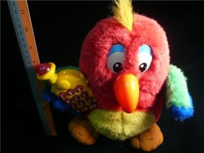 RARE PARROT TALKING AND MOVING DOLL 11 HIGH BY VTECH  