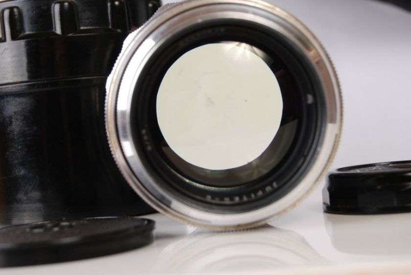 Russian Soviet vintage Jupiter 9 2/85mm M39 M42 Portret SILVER Lens 