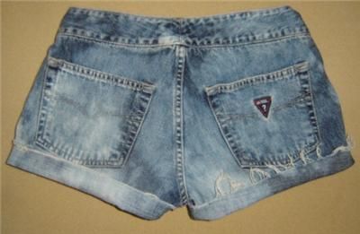   Sexy CUTOFFS Belted Festival CUT OFF DENIM Jean SHORTS S XS  