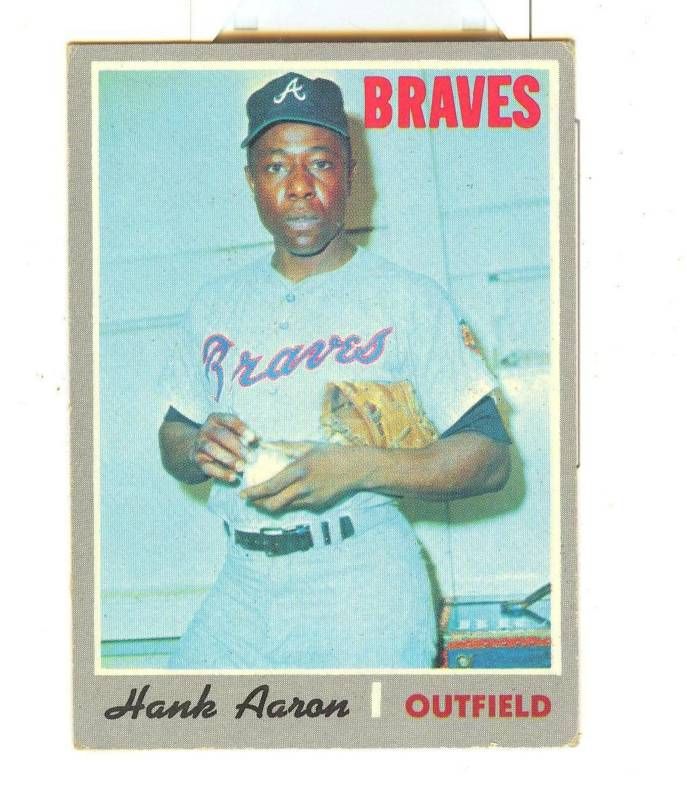 1970 TOPPS HANK AARON #500 **** Atlanta Braves  