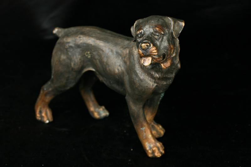 Bronze Rottweiler Dog Statue Casting Dogs German Breeds  