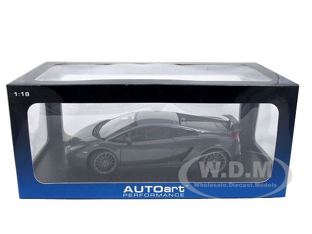   of Lamborghini Gallardo Superleggera Grey die cast car by AutoArt