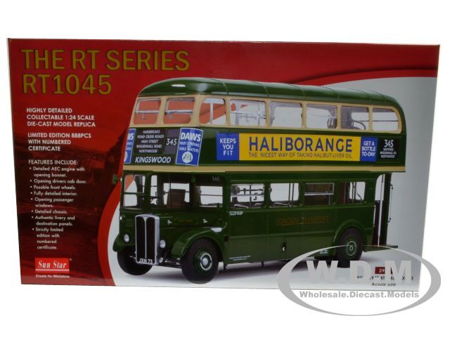  model 1948 RT104 JXN73 London Bus die cast model car by SunStar 