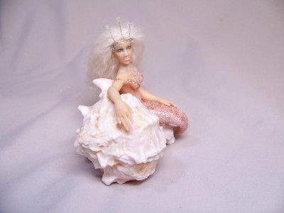 OOAK Fantasy Tiny Fairy Mermaid art doll sculpture ADSG IADR Kate 