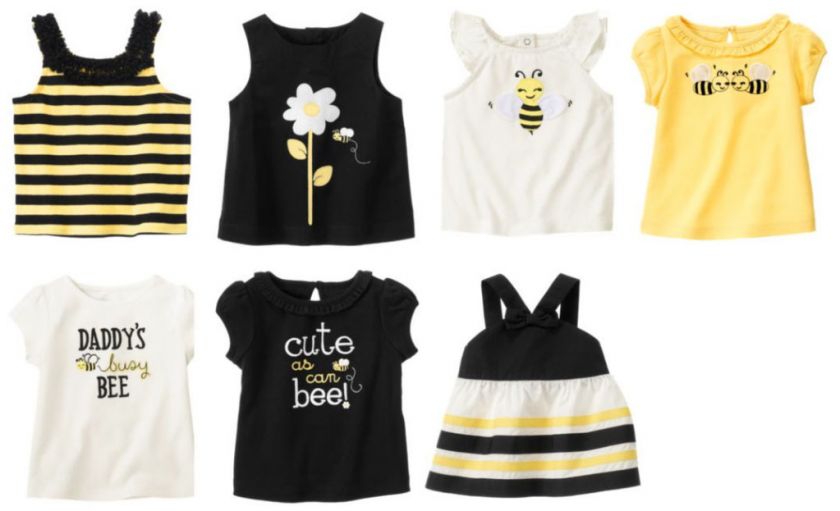 NWT GYMBOREE BUMBLE BEE CHIC BABY GIRLS SUMMER CLOTHES TOPS YOU PICK 