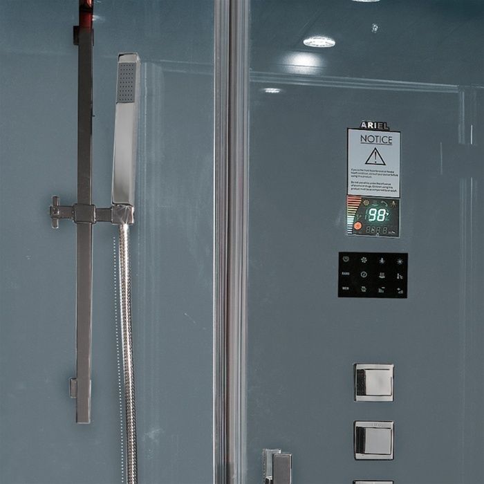 ARIEL PLATINUM 20 JET RAINFALL STEAM SHOWER SAUNA MANY FEATURES 