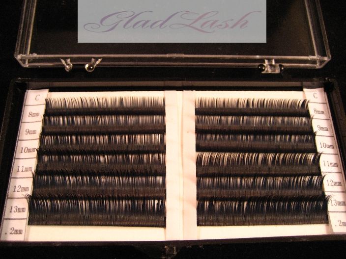 Extension MINK Lash J Curl .20mm 6 lengths 1 tray  