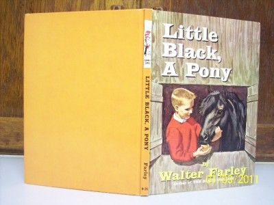 LITTLE BLACK, A PONY 1961 1ST/1STw/1ST STATE D/J WALTER FARLEY/SEUSS 